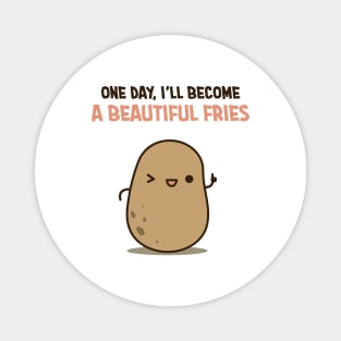 One day a Potato will change Magnet